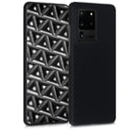 kalibri Aramid Fiber Case Compatible with Samsung Galaxy S20 Ultra - Case Super Slim Strong Protective Phone Cover - Black Matte