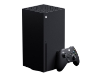 Microsoft® Xbox Series X | Spelkonsol - 4K @ 120 (2160p) / 8K @ 60 (4320p) - 1TB SSD NVme - Wi-Fi / LAN - HDMI® 2.1 - Svart | Inkluderar 1 x Xbox trådlös handkontroll (svart)