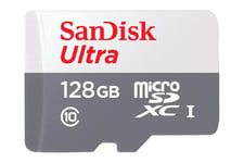 SanDisk Ultra - flashhukommelseskort - 128 GB - microSDXC UHS-I