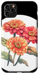 Coque pour iPhone 11 Pro Max Beaux zinnias pour les amateurs de bouquets et de fleurs