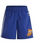 Boys, adidas Disney Nemo Swim Short - Blue, Blue, Size 9-10 Years