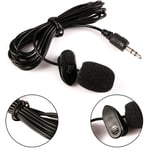 Lavalier Mic Clip On Lapel Handsfree Microphones For Phone PC Recording