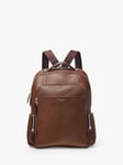 Aspinal of London Reporter Zip Pebble Leather Backpack