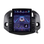 QBWZ Autoradio Android 9.0, Radio pour Toyota RAV4 2006-2012 Navigation GPS 9.7 Pouces écran Vertical MP5 Lecteur multimédia récepteur vidéo avec 4G WiFi DSP Mirrorlink