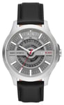 Armani Exchange AX2445 Men's | Grey Dial | Black Leather Watch
