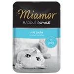 Miamor Ragout Royale in Gravy tai Jelly -säästöpakkaus 44 x 100 g - lohi, in Jelly