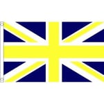Flagga Storbritannien blå och gul 150x90cm - Union Jack - Storbritannien Hög kvalitet