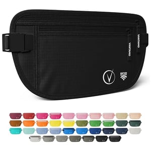Sac Banane Réglable Noir - Pour Sport, Course, Randonnée, Léger Et Résistant à L'eau, Taille Unique