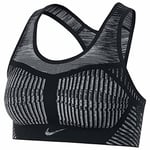 Nike_FE/NOM Flyknit Soutien-Gorge, Femme, Noir/Blanc, XL