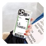 City Label Barcode Simple Letter Phone Case For iPhone X XS 11 Pro Max XR 6S 6 7 8 Plus New SE 2020 SE2 Silicon Clear Shockproof-Kbb-kddls-For iPhone New SE 2