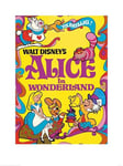 Disney Alice in Wonderland (1974) 60 x 80 cm Toile Imprimée