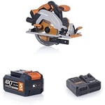 Evolution Power Tools R165CCS-Li Cordless Circular Saw with 5Ah Battery + Charger Bundle