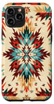 iPhone 11 Pro Turquoise Inlay Southwestern design Aztec pattern Case