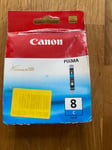Canon PIXMA CLI-8 C ChromaLife 100 Ink, Cyan Single