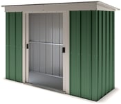 YardMaster Hercules Metal Pent Garden Shed - 8 x 4ft