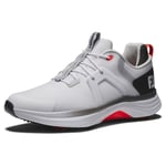 Footjoy Mens HyperFlex - White/Black/Red, 44