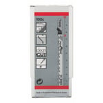 Bosch Professional 100 x Jigsaw blade T 101 D (for softwood, straight cut, accessories jigsaw)