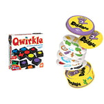 MindWare | Qwirkle UK Edition (NEW) | Board Game | Ages 5+ | 2-4 Players | 45 Minutes Playing Time & Asmodee | Dobble | Card Game | Ages 6+ | 2-8 Players | 15 Minutes Playing Time, Assorted