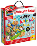 Lisciani Montessori Baby Tableau d'Affichage des Animaux-Jeu educatif pour Enfants à partir de 2 ans-92772, 92772, Non Applicable