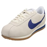 Nike Cortez Womens Ivory Blue Casual Trainers - 4 UK