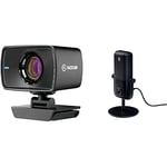 Elgato Pack Audio et Video Pro - Webcam 1080p60 en vraie Full HD, Micro USB à condensateur et solution de mixage numérique haut de gamme