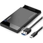 Boitier HDD SSD  2,5 USB-C SATA to USB 3.1