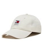 Keps Tommy Jeans Tjw Modern Patch Cap AW0AW16117 Ancient White YBH