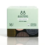 &SISTERS by Mooncup Organic Cotton Naked Tampons (Medium) - 16 Pac