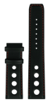 Svart läderband utan lås 22/20 MM PRS 516