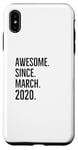 iPhone XS Max Awesome Since March 2020 Age Birthday Idea Case
