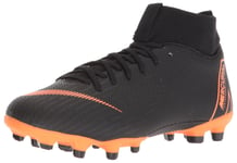 Nike K-f-schuh Jr. Superfly Academy Mg, Unisex Kid's Footbal Shoes, Black (Black/Total Orange-W 081), 2 UK (34 EU)