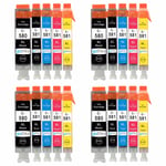 20 Ink Cartridges (5 Set) C-580/581 for Canon PIXMA TR7550 TS6251 TS8152 TS8351