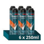 Rexona Men, Déodorant Homme Spray, Anti-Transpirant, Thermo Fresh, 72h, Lot de 6 x 200ml