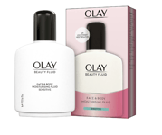 Olay Beauty Fluid Sensitive Moisturiser Face Body Lightweight Classic Care 200ml