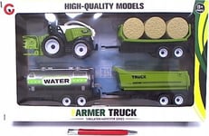 Askato Traktor Med Släp 9972-60B 03910