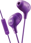 JVC HAFX38MV Marshmallow Earphones With Microphone & In-line Remote (Violet)