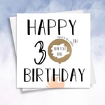 Personalised 30th birthday scratch off gift card reveal guess what surprise 