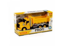 Polesie Polesie 86273 Profi 'motorized dumper truck, yellow, light, sound in a box