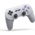 8Bitdo SN30 Pro + SN Edition Grå Bluetooth Gamepad Controller för switch