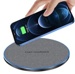 Wireless Charger FDGAO 20W Fast Wireless Charging Pad Compatible with iPhone 13/12/12 Mini/12 Pro Max/SE/11/11 Pro Max/XS Max/XR/XS/X/8/8+;Samsung Galaxy S21/Note 20/S20/Note 10/S10/S9;AirPods Pro