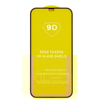 Härdat glas 9D iPhone 12 Pro Max svart ram