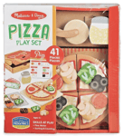 Melissa & Doug Wooden Toy Pizza Play Food Set 41 Pieces