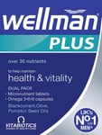 Wellman Plus Vitamins. UK's No.1 for Men. Comprehensive Multivitamin formula wi