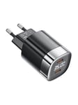 Toocki Power Charger 2x USB-C GaN 35W (black)