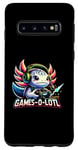 Coque pour Galaxy S10 Games-O-Lotl Axolotl Manette de jeu vidéo