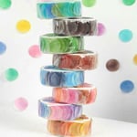 100st / Rulle Morandi Color Dot Washi Masking Tape Round Stickers