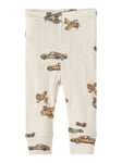 Name It Wang ull leggings biler baby - moonbeam