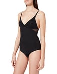 S by Sloggi Women's Symmetry Body Shaping Bodysuit, Black, 32