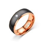 NFC Smart Ring Finger Digital Ring BLACK&ROSE GULD 10 BLACK&ROSE GOLD 10