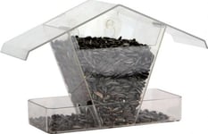 Garden&Amp Fun Fågelmatare För Fönster/Glas, Transparent, Akryl, 24X9x15cm, Med Sugkoppar